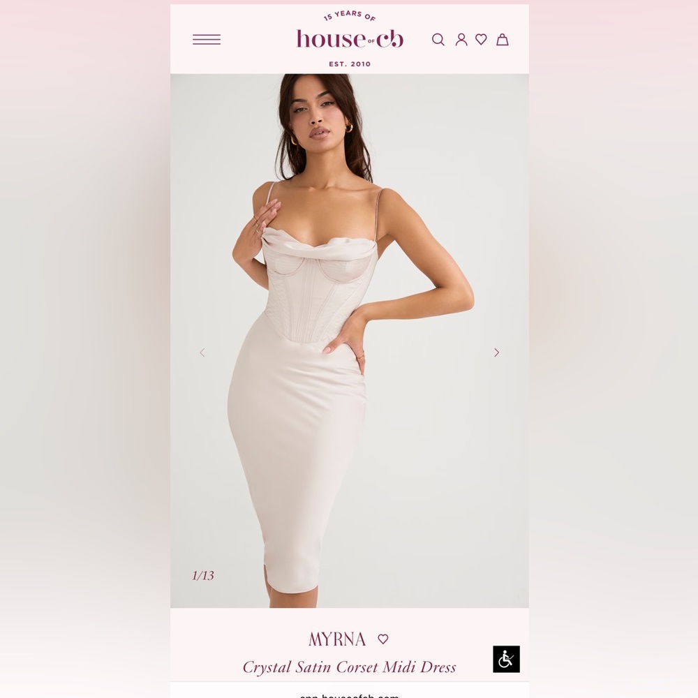 house of cb myrna crysta dress